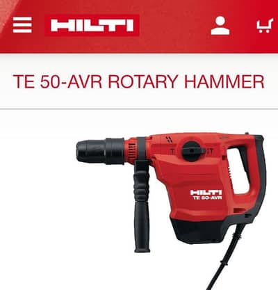 HILTI TE-50-AVR  ROTARY HAMMER