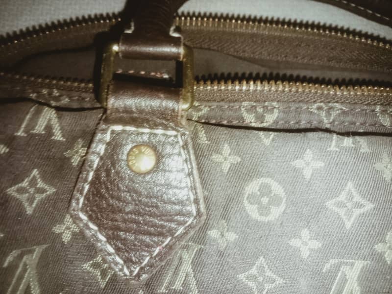 Louis Vuitton speedy30 lin brown handbag automatic with code only 10