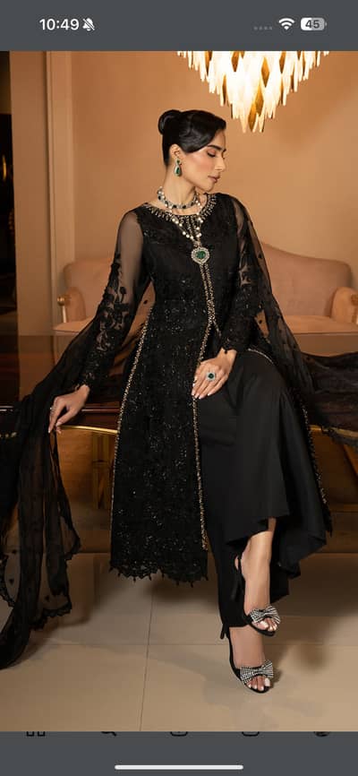Long shirt with trouser and dupatta