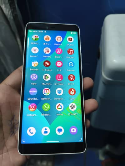 japanese brand, rakuten hand 5g 4,128 with box pack condition