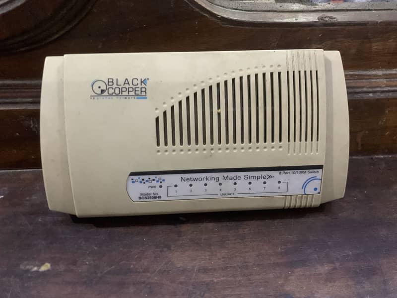 Black copper  Network switch 1
