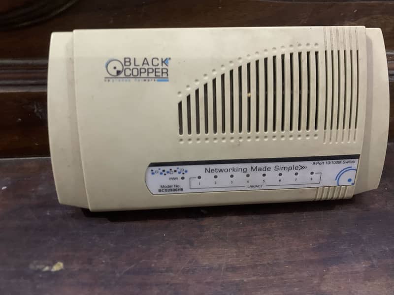 Black copper  Network switch 2