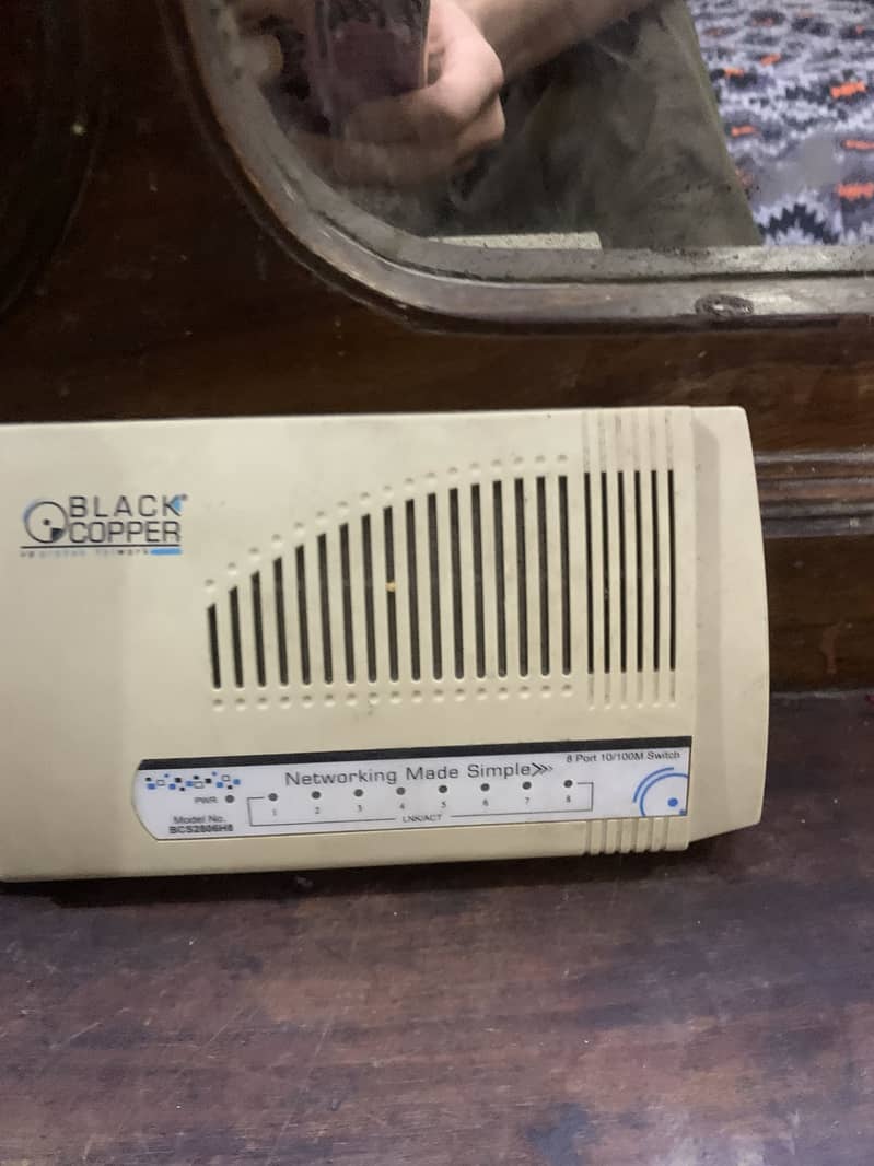 Black copper  Network switch 3