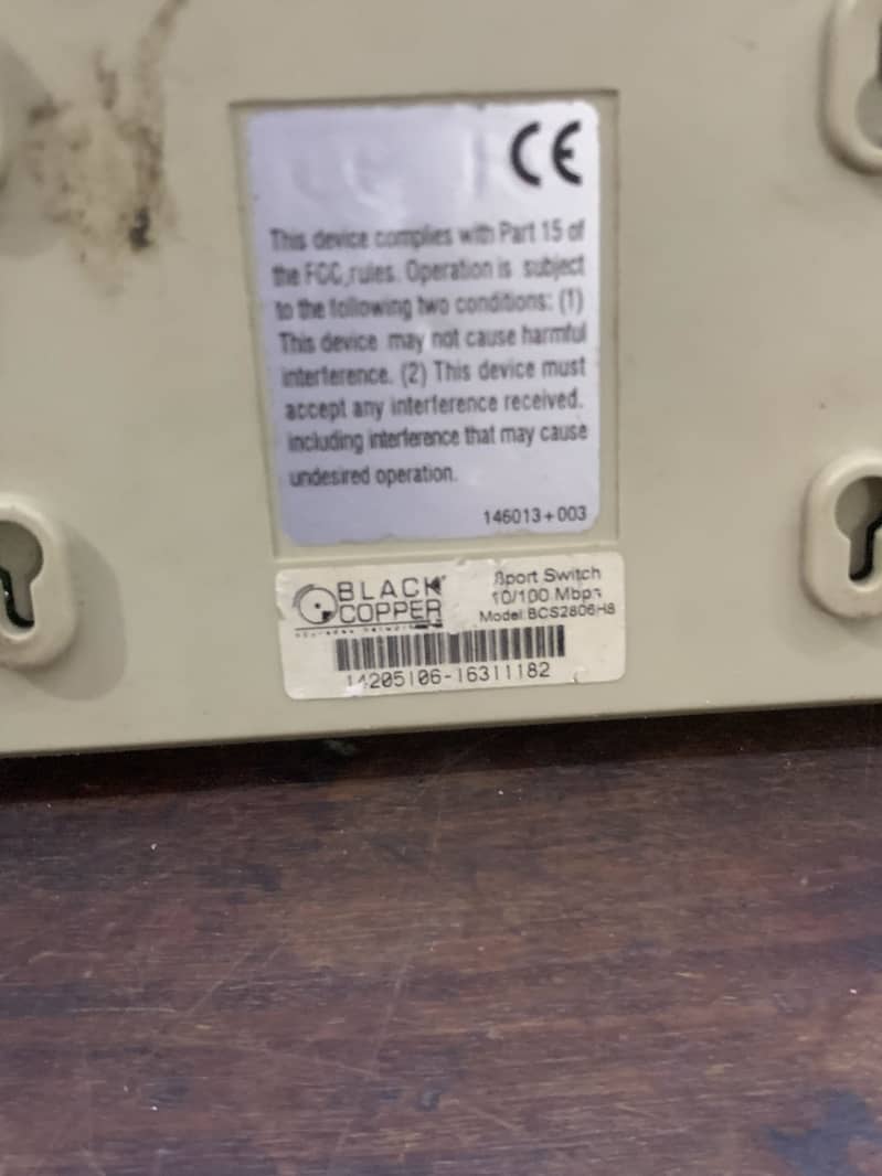 Black copper  Network switch 10