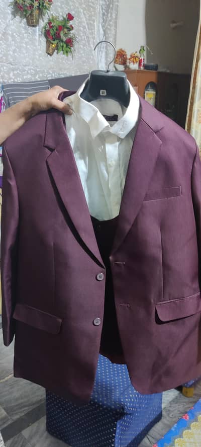 3 piece mehroon colour 2xl