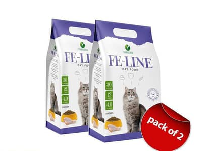 Feline Cat Food 1.2 Kg (Pack Of 2)