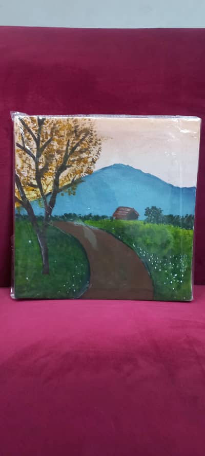 Mountain Scenery Painting - Arts & Craft