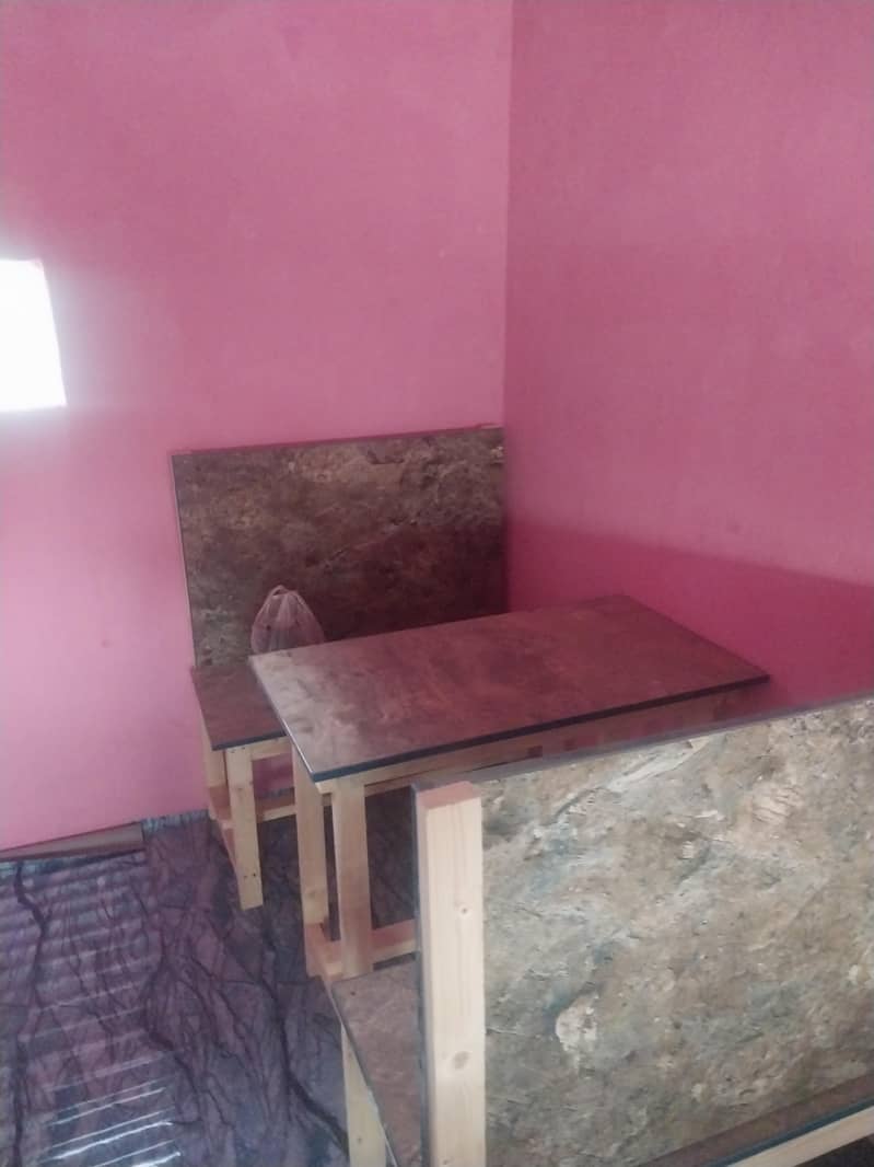 3 table set and counter 0