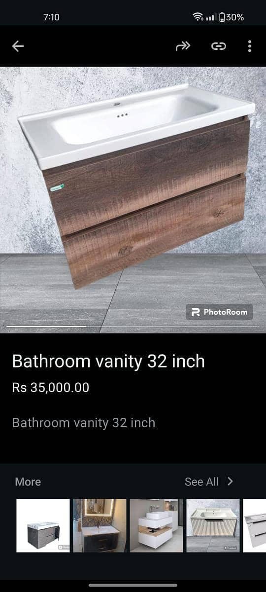 PVC vanity 7