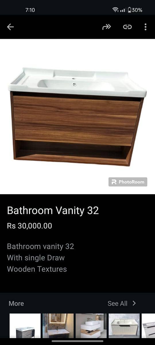 PVC vanity 8