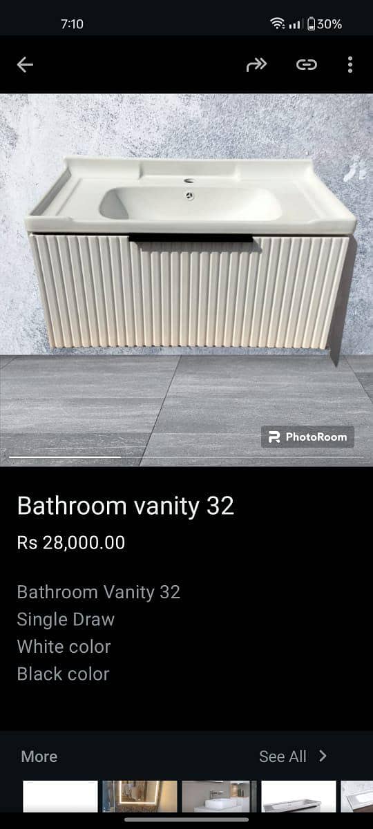 PVC vanity 9