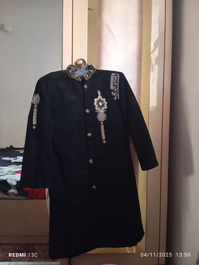 velvet shervani 32 legnth