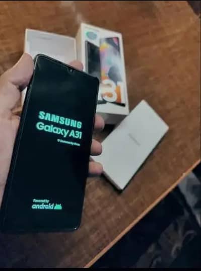 SAMSUNG A31 GALAXY BLACK FOR SALE. { PTA APPROVED}