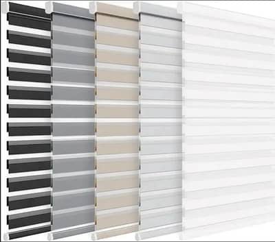 Blinds | Office Blinds | Roller Zebra Blind | Window Wooden Blinds