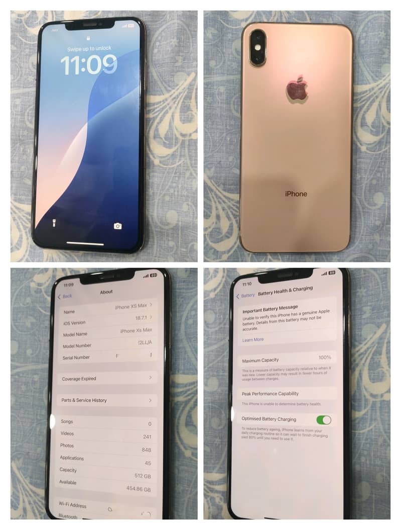 iPhone XS Max 512GB For Sale Dual PTA With Box 0