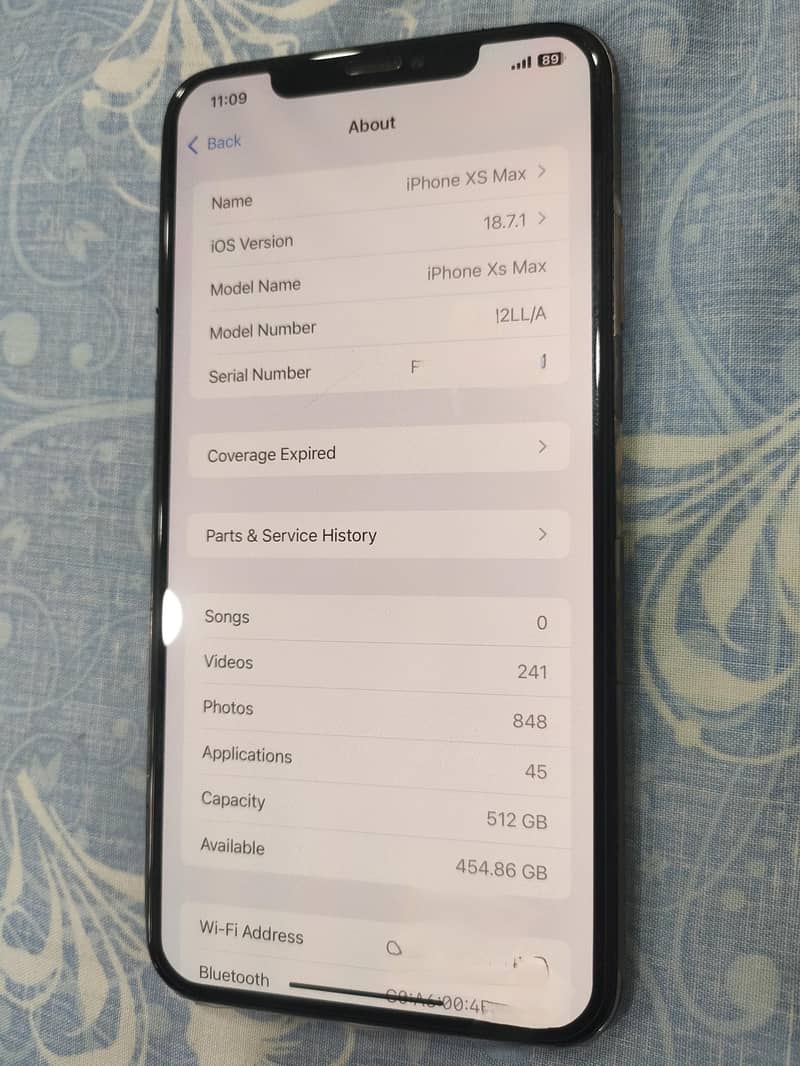 iPhone XS Max 512GB For Sale Dual PTA With Box 3