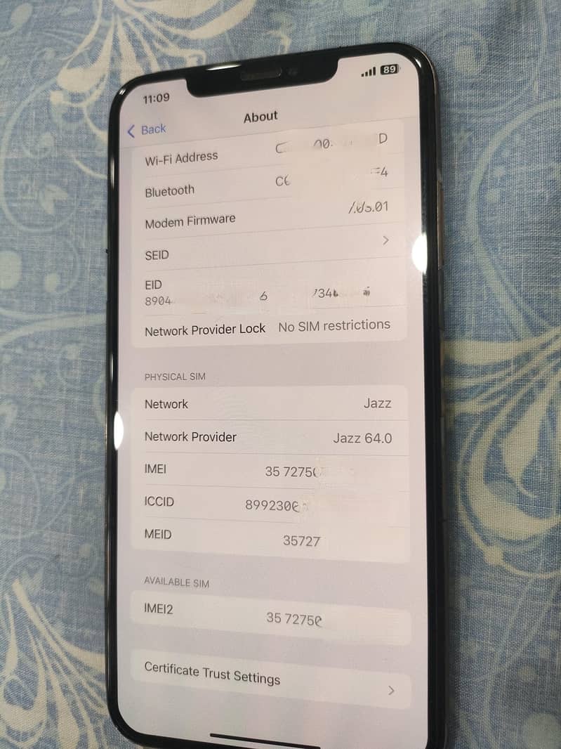 iPhone XS Max 512GB For Sale Dual PTA With Box 4