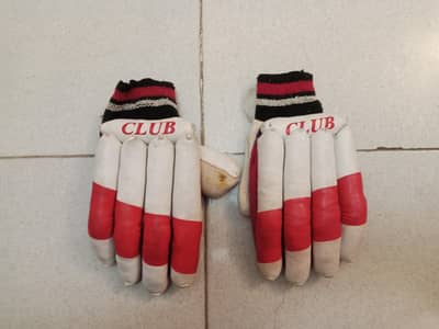 Used Club Cricket Gloves