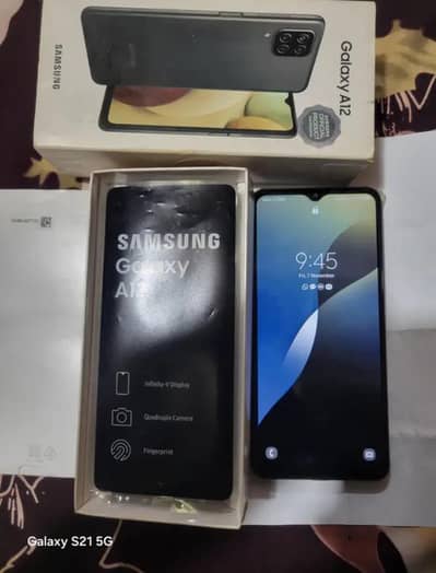 Samsung a12 all ok with box