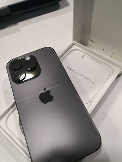 New iphone 14 pro with box