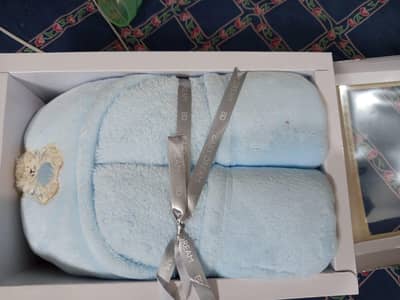 branded baby blanket