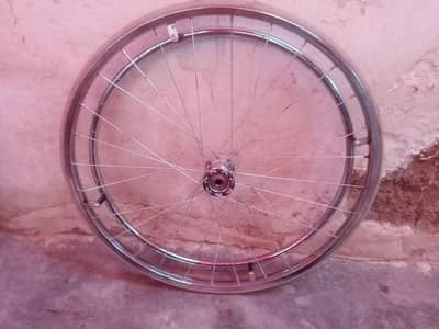 wheel chair wheel and two tyre