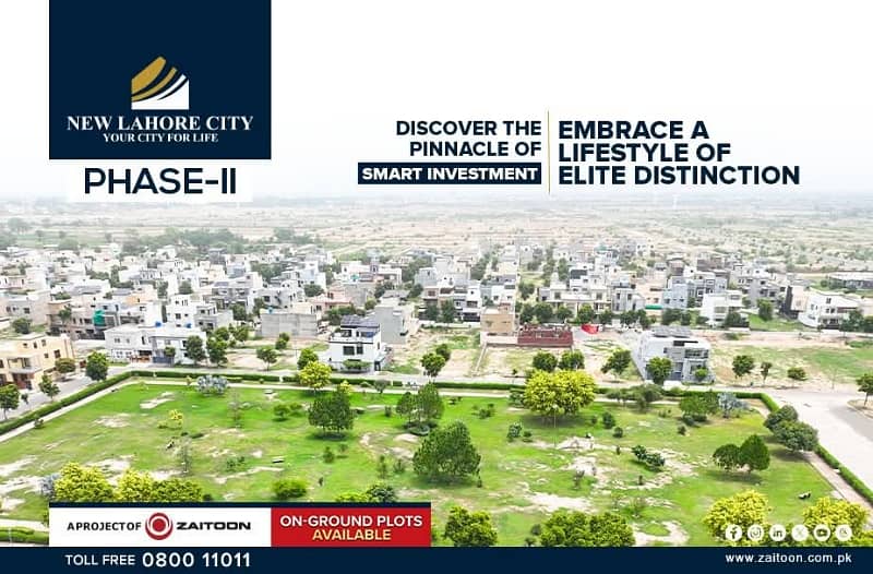 3 Marla Plot Sale A Block Phase-2 Plot No 1036 Onground Ready Possession Plot Socaity New Lahore City NFC-2 OR Bahria Town Road Attached, Near Ring Road,Near Masjid, Near Park. 7