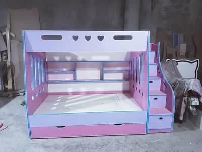 Bunk bed | Kid wooden bunker bed | Baby Double | Triple | Furniture