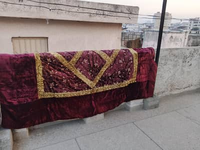 Bridal bed sheet n razai set