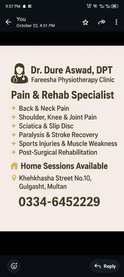 home physiotherapy service