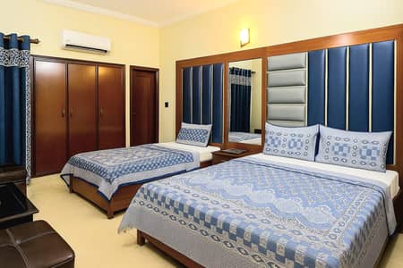 Guest House in Karachi Gulshan Near Millennium Mall Rashid Manhas Road