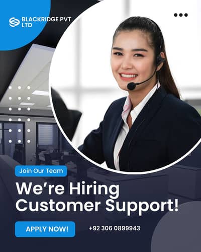 We are Hiring customer service representative