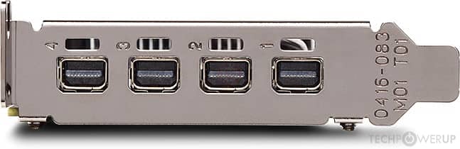 PNY Quadro P1000 V2 - 4GB GDDR5 VRAM, 128-bit, PCI Express 3.0 x16, DP 2