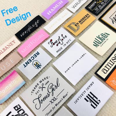 woven labels hang tags paper bags