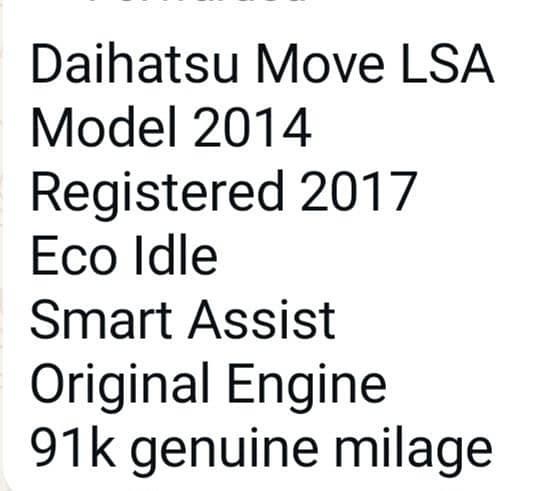 daihatsu move model 2014 reg 2017 - Cars - 1108334507