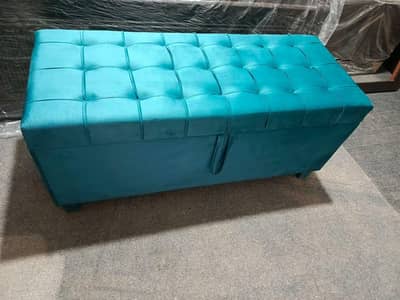 2 seater stool with storage