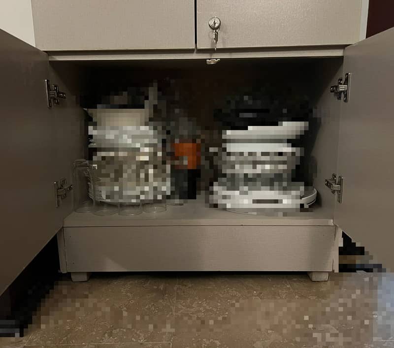 SLIGHTLY USED CROCKERY CABINET | 10/10 condition 2