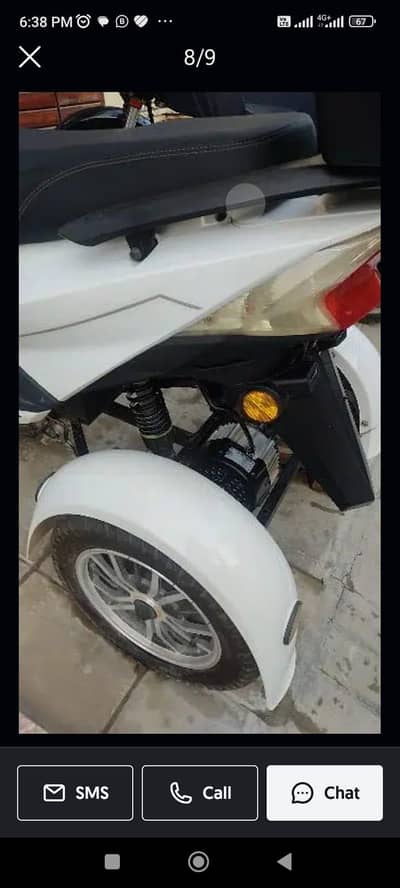 imported  china electric three wheeler scooty