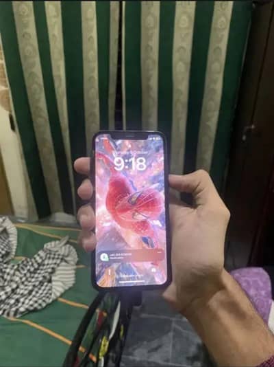 Iphone x pta approved 64gb black color