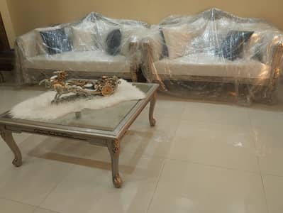 New never used sofa 7 seater with 3 tabels