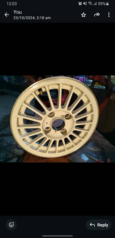 Alcoa wheels 14 inch / 114PCD  6JJ No damage or repair original wheels