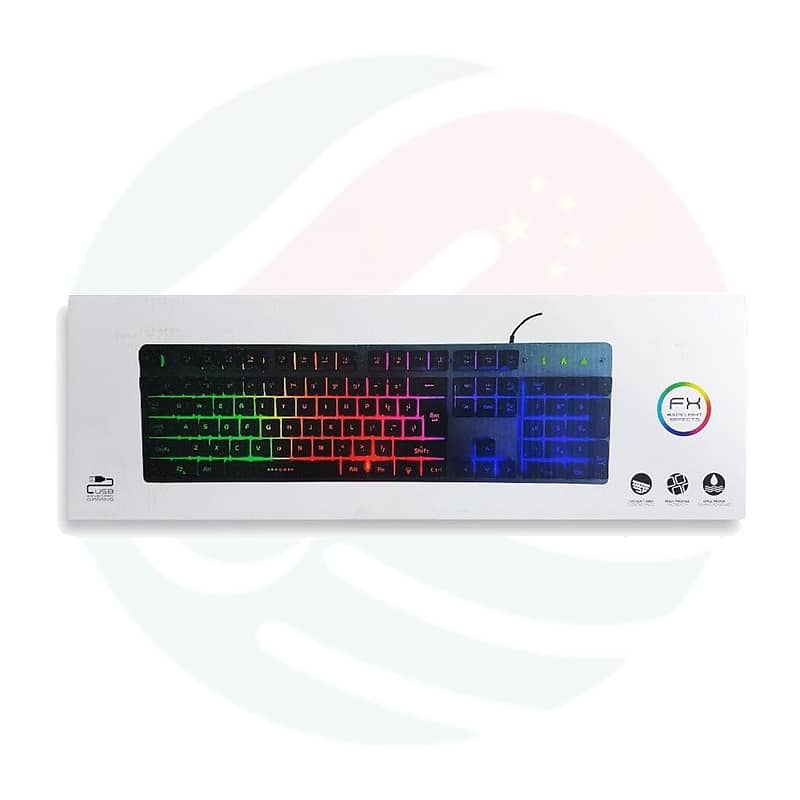 RGB wired membrane keyboard | High quality wireless keyboard and mouse 6