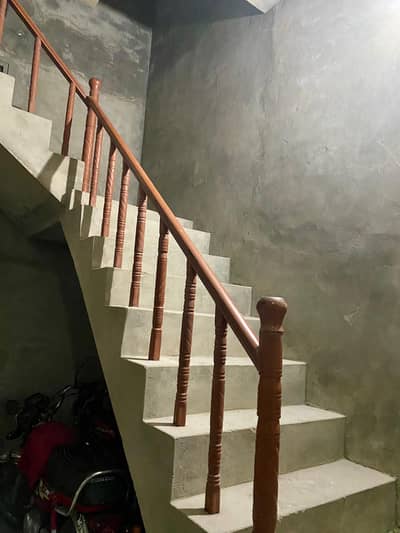 Strong iron stair realing