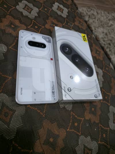 Nothing Phone 3a 12/256 Official PTA Approved Full Box White Color