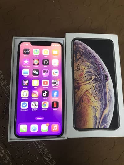 iphone XSMAX Dual Sim PTA Approved with BoX