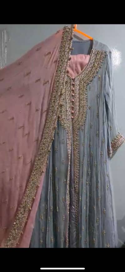 Heavy designer embroidered Maxi dress 10/10 condition  only once worn