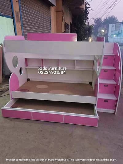 Bunk bed | Kid wooden bunker | Baby bed | Double bed | Triple bunk bed