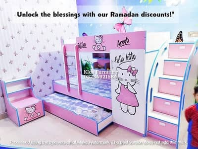 Bunk bed | Kid wooden bunker | Baby bed | Double bed | Triple bunk bed