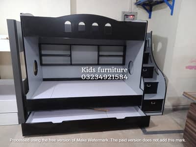 Bunk bed | Kid wooden bunker | Baby bed | Double bed | Triple bunk be
