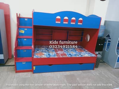 Bunk bed | Kid wooden bunker | Baby bed | Double bed | Triple bunk bed